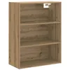 Image de vidaXL Armoire Murale Suspendue chêne Artisanal 69,5x32,5x90 cm, Armoire, Armoire latérale, Meubles de Salon, Armoire de Rangement