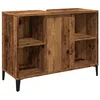 Image de vidaXL Armoire d'évier Vieux Bois 80x33x60 cm Bois d'ingénierie