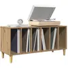 Image de vidaXL Armoire à disques chêne artisanal 100x38x48cm bois d'ingénierie