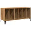 Image de vidaXL Armoire à disques chêne Artisanal 100x38x48cm Bois d'ingénierie, Armoire de Rangement pour disques, Buffet pour Tourne-disques, Meuble de Rangement pour disques