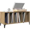 Image de vidaXL Armoire à disques chêne artisanal 100x38x48cm bois d'ingénierie