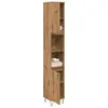 Image de vidaXL Armoire de salle de bain chêne artisanal 30x30x190 cm