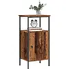 Image de vidaXL Table de chevet vieux bois 41x31x80 cm bois d’ingénierie