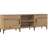 Image de vidaXL Meuble TV chêne Artisanal 150x30x50 cm Bois d'ingénierie