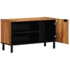 Image de vidaXL Unites TV avec étagère Bois d'Acacia Massif 80 x 31,5 x 46 cm
