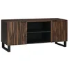 Image de vidaXL Unites TV Noyer 105 x 33 x 46 cm Bois d'ingénierie, Salon, Meuble Mural Moderne, Console média rectangulaire, Rangement en Bois, Meuble Gain de Place