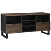 Image de vidaXL Unites TV avec tiroir Noyer 100 x 33 x 46 cm Bois d'ingénierie, Centre de Divertissement Moderne, Support TV en Bois rectangulaire, Design Minimaliste, Gain de Place dans Le Salon