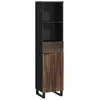 Image de vidaXL Meuble de Lavabo de Salle de Bain Noyer 38 x 33 x 160 cm