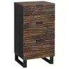 Image de vidaXL Buffet Marron 40 x 33 x 75 cm Bois de manguier Massif, Buffet Rustique, Meuble en Bois rectangulaire, Rangement Pratique pour la Salle à Manger, Console Chic, Organisateur Compact