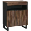 Image de vidaXL Buffet Marron 60 x 33 x 75 cm Bois de manguier Massif, Buffet en Bois Mango stylé, Design rectangulaire pour Salle à Manger, Rangement Pratique, Meuble déco