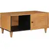 Image de vidaXL Table basse Marron Clair 80 x 50 x 40 cm Bois d'acacia massif