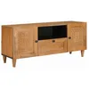 Image de vidaXL Unites TV Marron Clair 105 x 33 x 46 cm Bois d'ingénierie, Rangement Moderne Salon, Meuble TV rectangulaire, Cabinet Mural, mobilier Multifonction, Solutions Pratiques pour l'intérieur