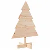Image de vidaXL Arbre de Noël en Bois pour décoration 70 cm Bois Massif, décoration de Sapin de Noël en Bois, Sapin de Noël en Bois, Sapin de Noël en Bois Massif