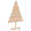 Image de Arbre de Noël en bois pour décoration 110 cm bois massif