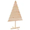 Image de Arbre de Noël en bois pour décoration 150 cm bois massif