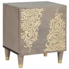 Image de vidaXL Cabinet de Chevet avec Porte Gris 40 x 33 x 46 cm, Mobilier de Chambre Moderne, Table de Chevet rectangulaire, Rangement de Chevet Durable, Organiseur Compact pour Petits espaces