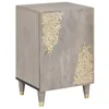 Image de vidaXL Cabinet de Salle de Bain avec Stockage Gris 38 x 33 x 58 cm, Rangement Salle de Bain, Cabinet en Bois Rectangulaire, Étagère Contemporaine, Solution Élégante, Gain de Place