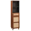Image de vidaXL Buffet avec tiroir avec étagère Marron 38 x 33.5 x 160 cm, Mobilier organisationnel, Rangement Tendance, Buffet à tiroirs, Armoire en Bois de Mangue, intérieur rectangulaire