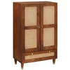 Image de vidaXL Meubles et étagères de Rangement pour médias avec tiroir Marron, Buffet élégant, Solution de Rangement rectangulaire pour Salon, Cabinet décoratif Multifonction