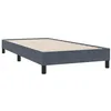 Image de vidaXL Cadre de lit sans Matelas Gris foncé 100x210 cm Velours