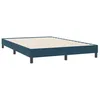 Image de vidaXL Cadre de lit sans Matelas Bleu foncé 140x220 cm Velours