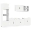 Image de vidaXL Ensemble d'armoires Cuisine 7pcs Kalmar Blanc Bois d'ingénierie