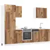 Image de vidaXL Ensemble d'armoires de cuisine 7 pcs Kalmar bois d'ingénierie