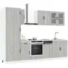 Image de vidaXL Ensemble d'armoires de cuisine 8 pcs Kalmar bois d'ingénierie