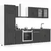 Image de vidaXL Ensemble d'armoires de cuisine 8 pcs Kalmar bois d'ingénierie