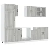 Image de vidaXL Ensemble d'armoires de Cuisine 8 pcs Kalmar Bois d'ingénierie, Ensemble d'armoires, étagère de Rangement, Placard, Armoire de Cuisine