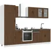 Image de vidaXL Ensemble d'armoires de cuisine 8 pcs Kalmar bois d'ingénierie