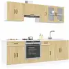 Image de vidaXL Ensemble d'armoires de cuisine 8 pcs Kalmar bois d'ingénierie