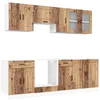 Image de vidaXL Ensemble d'armoires de cuisine 8 pcs Kalmar bois d'ingénierie, ensemble d'armoires, étagère de rangement, placard, armoire de cuisine
