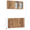 Image de vidaXL Ensemble d'armoires de Cuisine 4 pcs Kalmar Bois d'ingénierie, Ensemble d'armoires, étagère de Rangement, Placard, Armoire de Cuisine