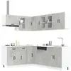 Image de vidaXL Ensemble d'armoires de cuisine 11 pcs Kalmar bois d'ingénierie