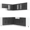 Image de vidaXL Ensemble d'armoires de Cuisine 11 pcs Lucca Bois d'ingénierie