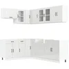 Image de vidaXL Ensemble d'armoires de Cuisine 11 pcs Lucca Bois d'ingénierie