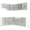 Image de vidaXL Ensemble d'armoires de Cuisine 11 pcs Lucca Bois d'ingénierie