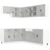 Image de vidaXL Ensemble d'armoires de Cuisine 11 pcs Porto Bois d'ingénierie