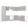 Image de vidaXL Ensemble d'armoires de Cuisine 14 pcs Kalmar Bois d'ingénierie, Ensemble d'armoires, étagère de Rangement, Placard, Armoire de Cuisine