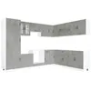 Image de vidaXL Ensemble d'armoires de cuisine 14 pcs Lucca bois d'ingénierie, ensemble d'armoires, étagère de rangement, placard, armoire de cuisine