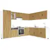 Image de vidaXL Ensemble d'armoires de cuisine 14 pcs Lucca bois d'ingénierie