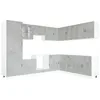 Image de vidaXL Ensemble d'armoires de Cuisine 14 pcs Porto Bois d'ingénierie, Ensemble d'armoires, étagère de Rangement, Placard, Armoire de Cuisine