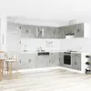 Image de vidaXL Armoire de cuisine Kalmar Gris béton 80 x 46 x 81,5 cm