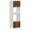 Image de vidaXL Armoires de Four 2 pcs Porto chêne fumé Bois d'ingénierie, unité de Four, Armoire de Four de Cuisine, unité de Base de Four