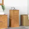 Image de vidaXL Armoire de salle de bain avec porte VIGO Marron et Marron Miel
