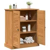Image de vidaXL Cabinet de Salle de Bain Autre Vigo Marron Bois Massif en pin, Rangement de Salle de Bain, Cabinet rectangulaire en pin, Meuble Fonctionnel, Espace Ample, Vie organisée