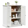 Image de vidaXL Cabinet de Salle de Bain Autre Vigo Marron Bois Massif en pin, Rangement de Salle de Bain, Cabinet rectangulaire en pin, Meuble Fonctionnel, Espace Ample, Vie organisée