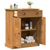 Image de vidaXL Cabinet de Salle de Bain Vigo Marron Miel 67.5 x 34 x 80 cm, Rangement de Salle de Bain, armoires en Bois, Meubles Gain de Place, Organisateur Compact, Choix déco efficaces