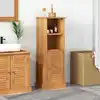 Image de vidaXL Armoire de salle de bain avec porte VIGO Marron et Marron Miel